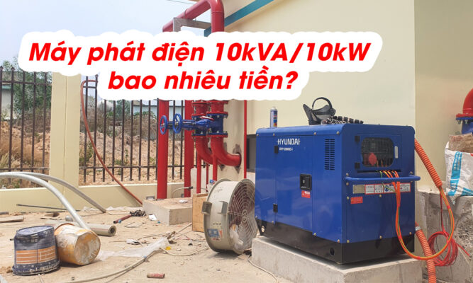 Máy phát điện 10kva/10kw Hyundai