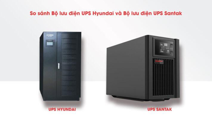 So sánh UPS HYUNDAI với UPS SANTAK