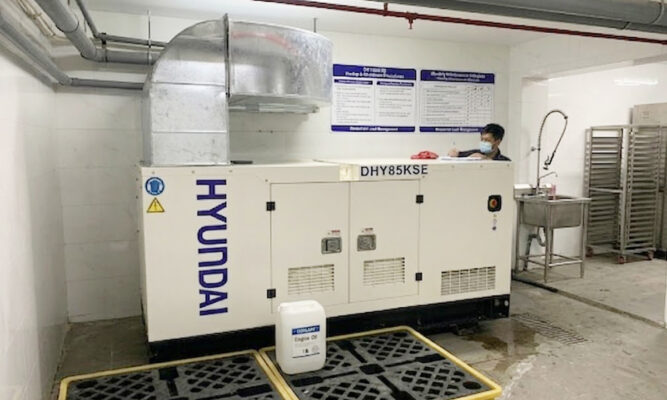 Máy phát điện dùng cho nhà hàng